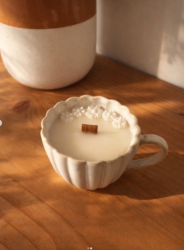 Lune Raffinée – Bougie parfumée au Jasmin – Image 2