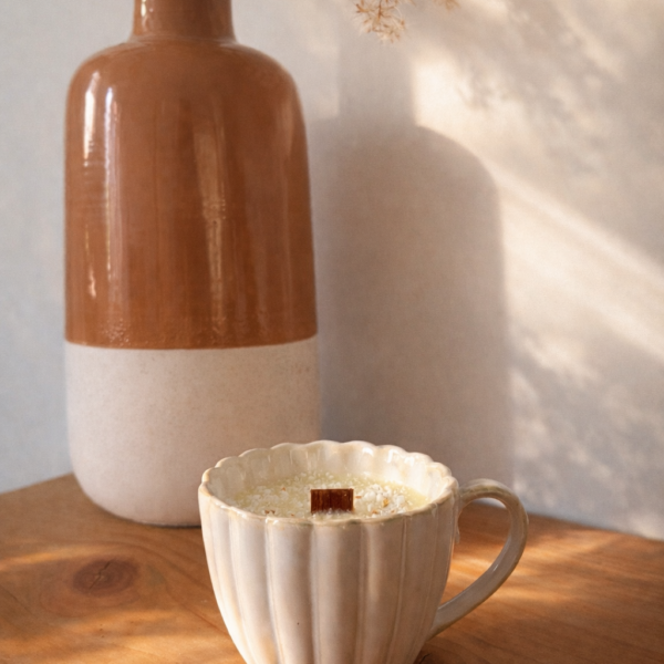 Lune Radieuse – Bougie parfumée au Magnolia