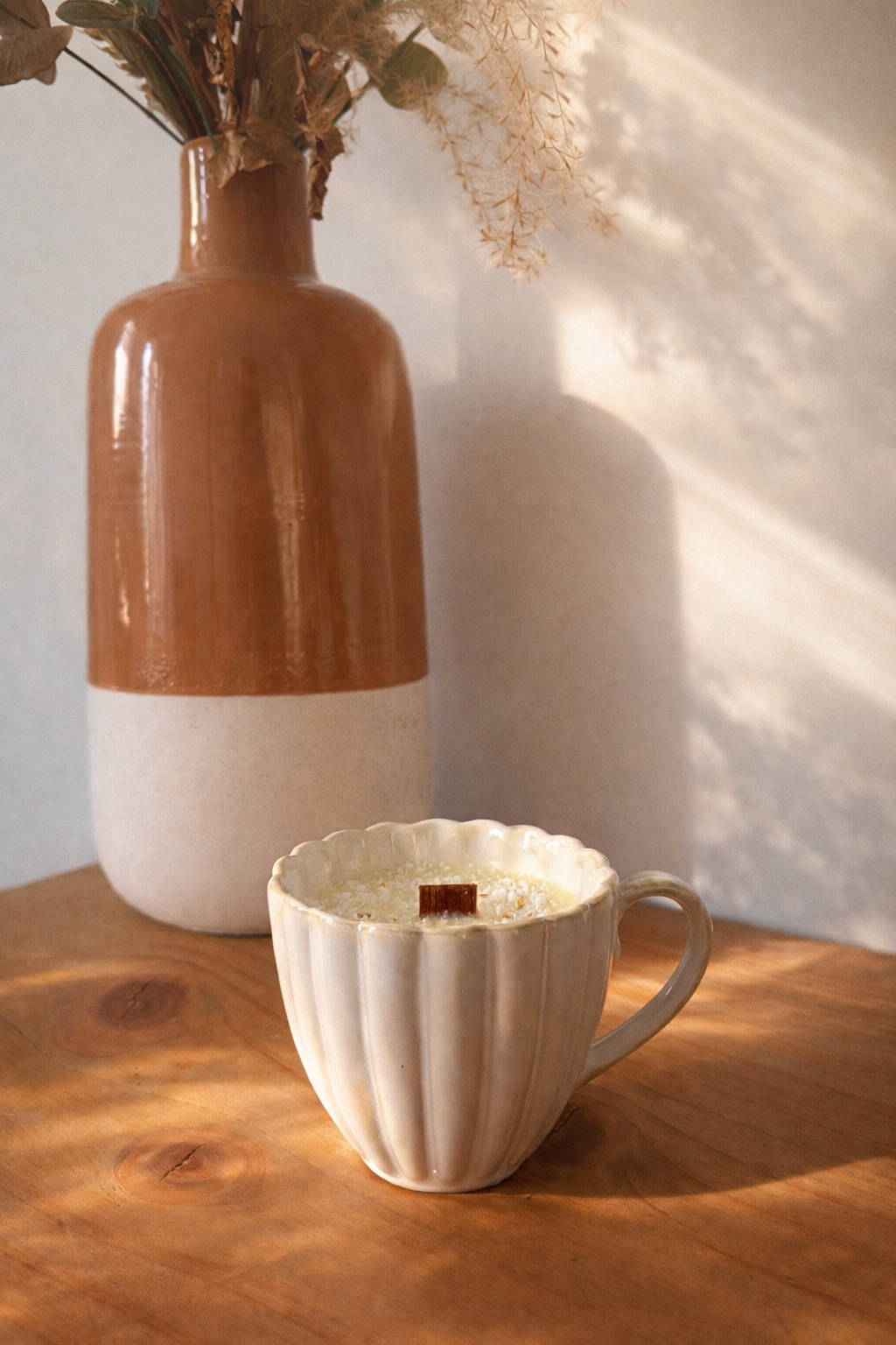 Lune Radieuse – Bougie parfumée au Magnolia